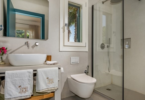 Il bagno ensuite con doccia - Casavento Puzzitteddu