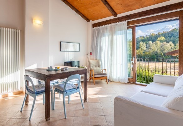 The breathtaking view from the living room - Cascina La Valle