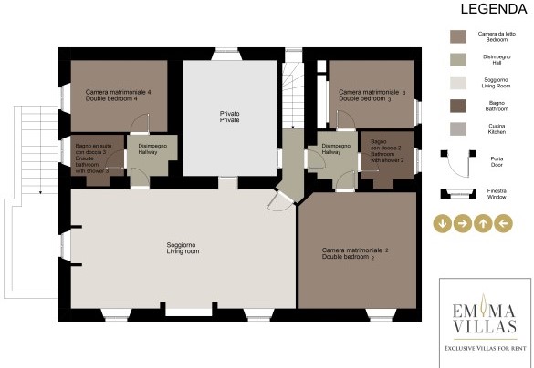 First floor - Case Novole