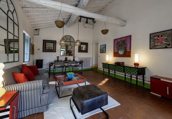 Living room in the annex - Case Novole