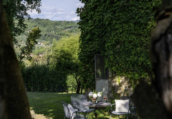 The lush garden surrounding the villa - Case Novole