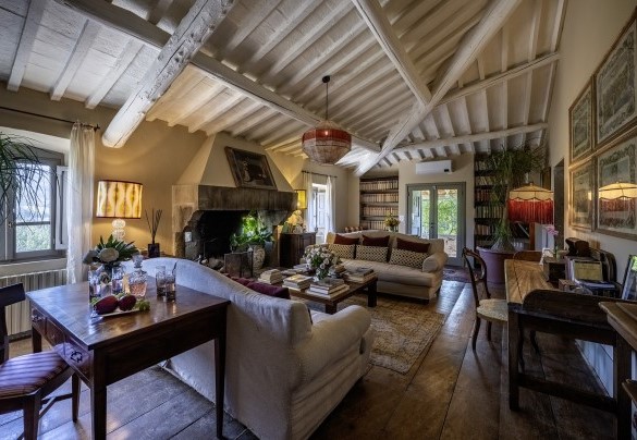 Living room on the first floor - Case Novole
