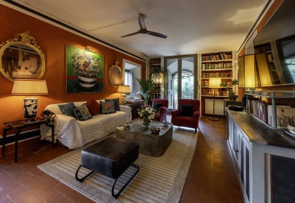 Living room on the ground floor of the villa - Case Novole