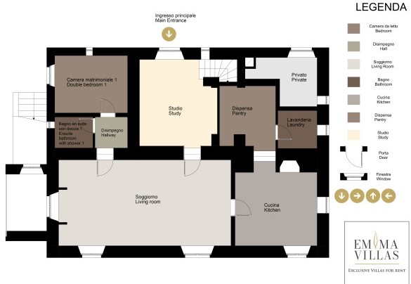 Ground floor - Case Novole