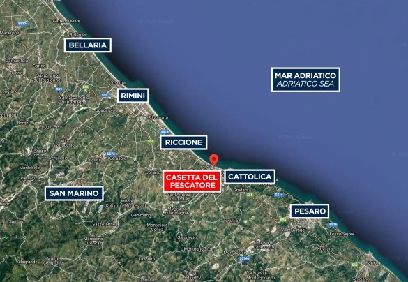 Mappa - Casetta del Pescatore
