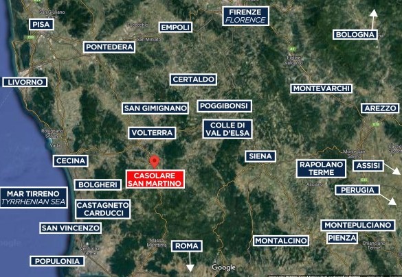 Casolare San Martino - Mappa