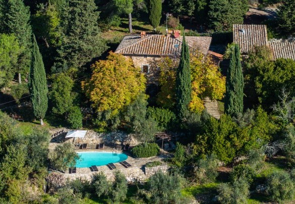 Uno scorcio della proprietà - Castellare in Poggio	