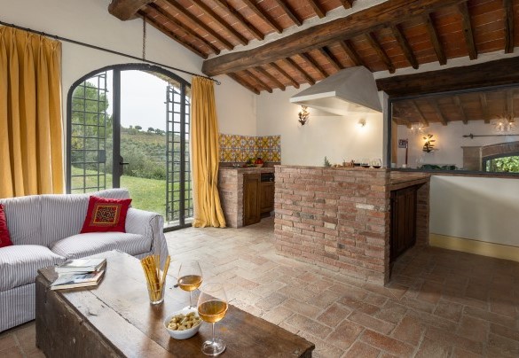 Living room dell’annesso - Castellare in Poggio	