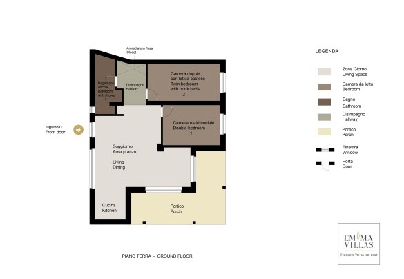 Chalet Walser - Piano Terra