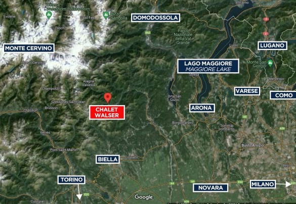 Chalet Walser - Mappa