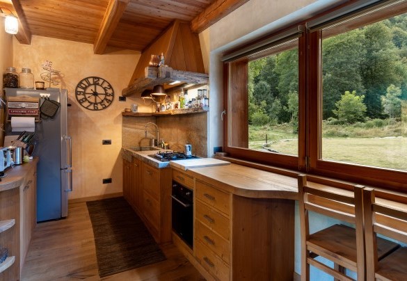 Una bella vista panoramica anche dalla cucina - Chalet Walser