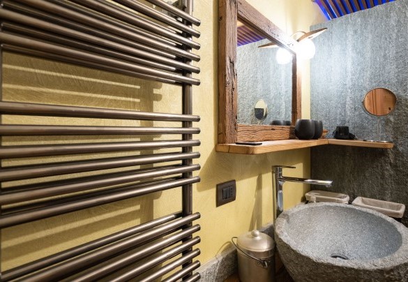 Il bagno, in stile - Chalet Walser