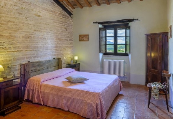 Complementary view of the Double Bedroom 4 on the first floor - Checello