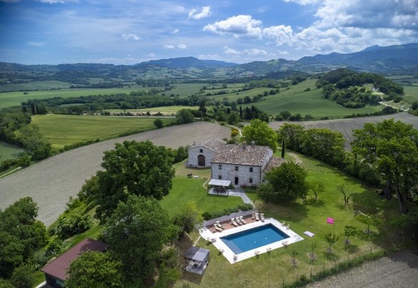 Aerial view of the property - Checello