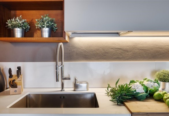 Detail of the modern kitchen – Cinque Cipressi