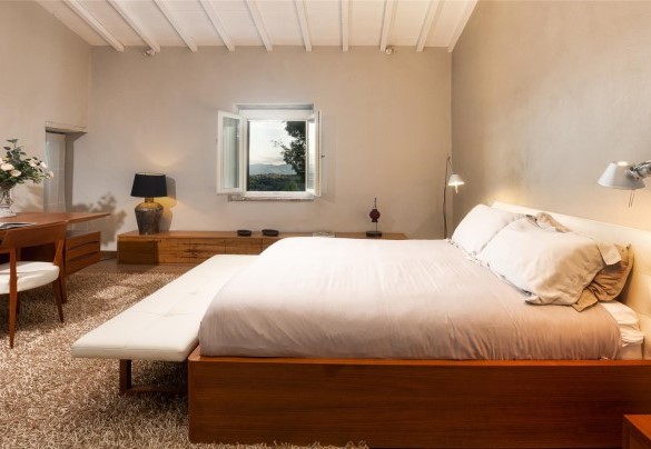 The master bedroom n.2 on the top floor – Cinque Cipressi 