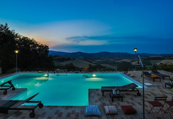 Piscina al tramonto - Col di Luce