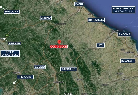 Col di Luce - Mappa