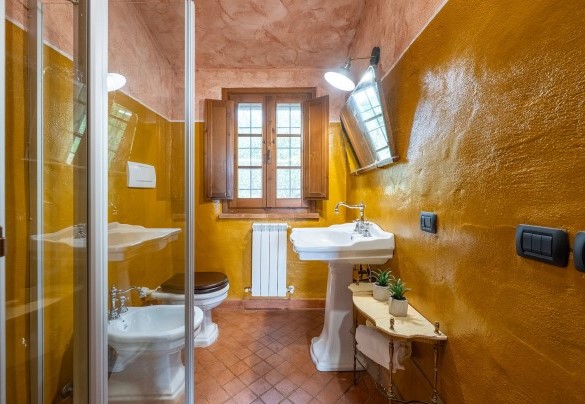 Bagno en suite con doccia n.3 al primo piano - Colle Calzolaro