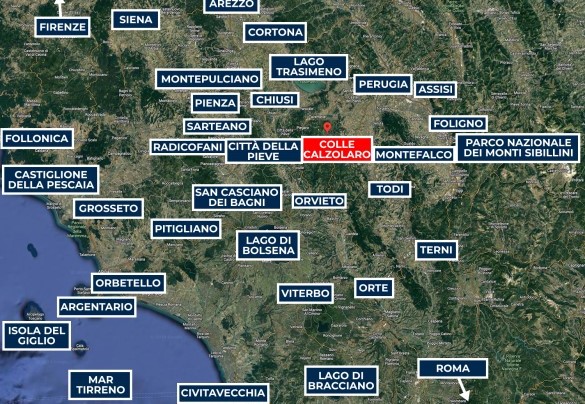 Mappa - Colle Calzolaro