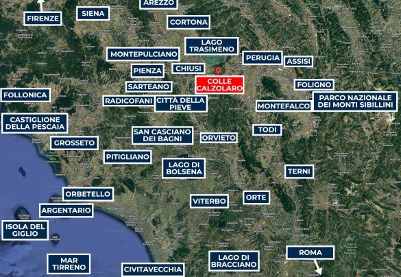 Mappa - Colle Calzolaro