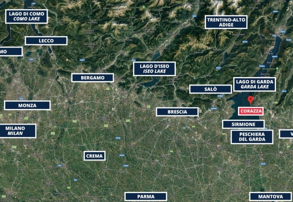 Corazza - Tourist Map