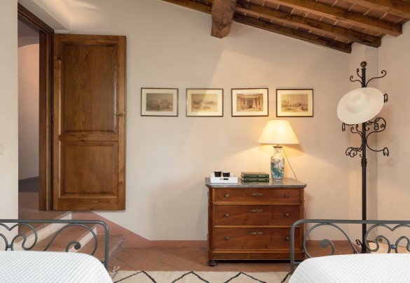 The twin bedroom with joinable beds on the first floor - Cosciano