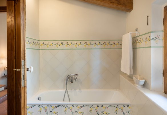The bathroom with tub on the first floor – Cosciano