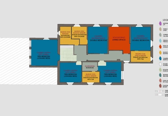 Cosciano - First Floor