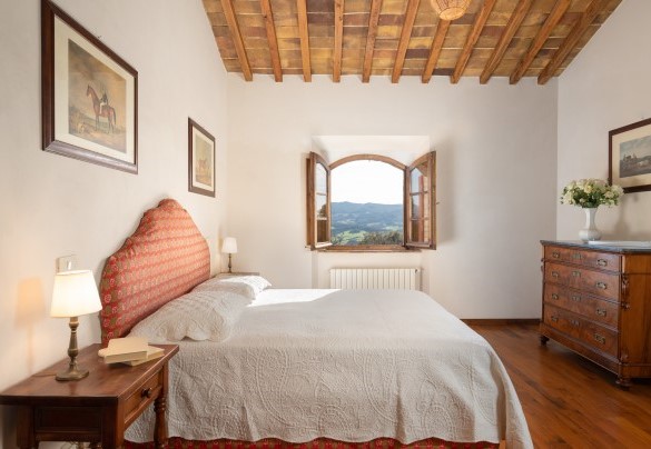 The double bedroom in the suite on the first floor - Cosciano