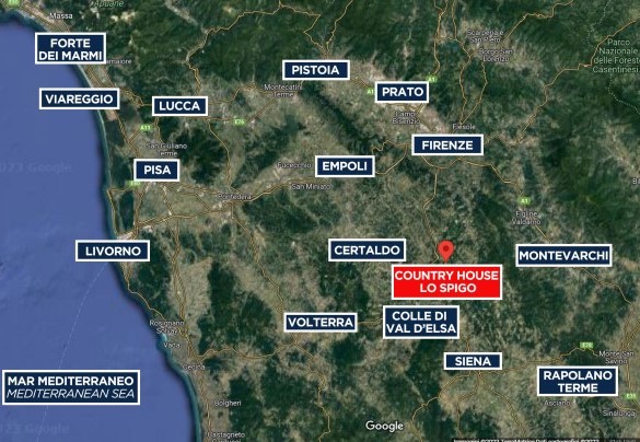 Country House Lo Spigo - Mappa