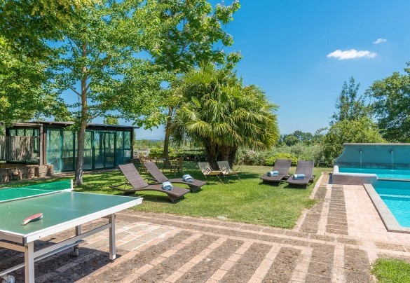 The tennis table near the billiard room – Montepietraia – Country House Montepietraia e San Martino 