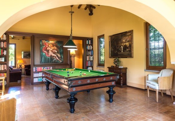 The billiard room – Montepietraia – Country House Montepietraia e San Martino 