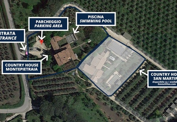 Country House Montepietraia - Property Plan