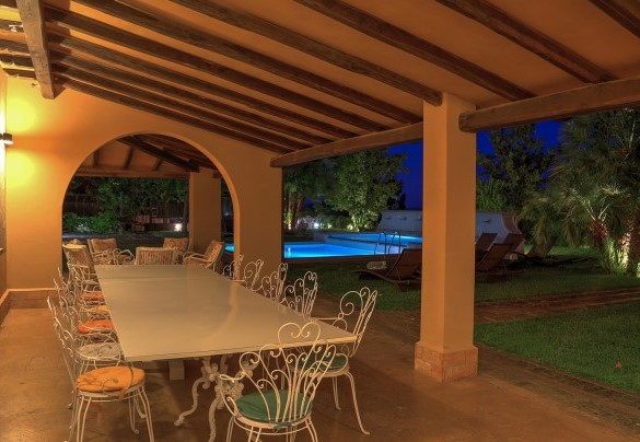 The porch is also illuminated - Country House Montepietraia