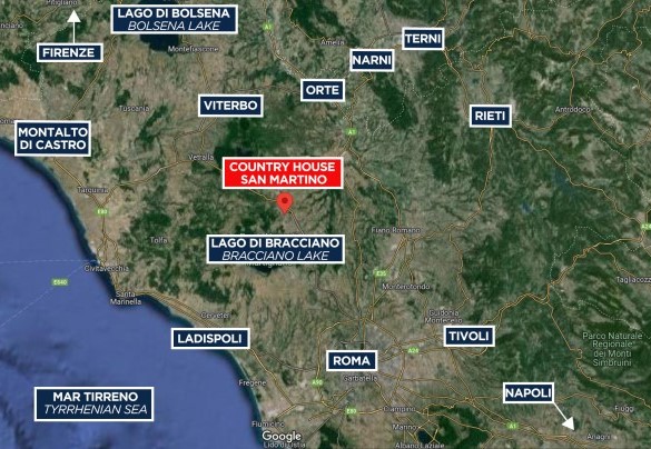 Country House San Martino - Mappa