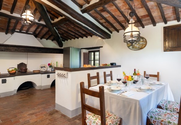 Fully-equipped kitchen and dining room – Crognole 