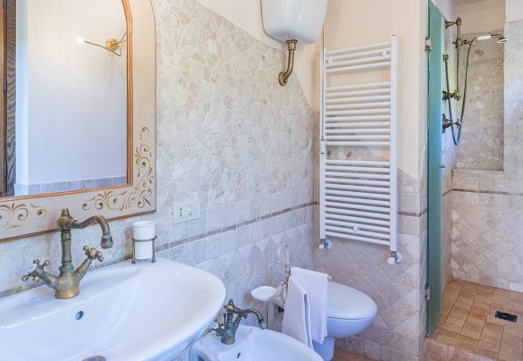 Bagno en-suite con doccia - Dalmanuta