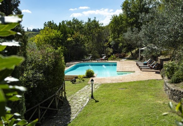La zona piscina - Dalmanuta