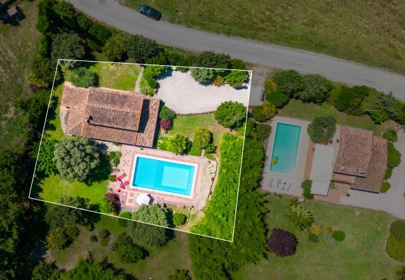 The beautiful property seen from above - Dimora Alessandra