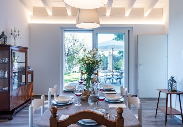 Zona pranzo – Dimora Campo delle Mura