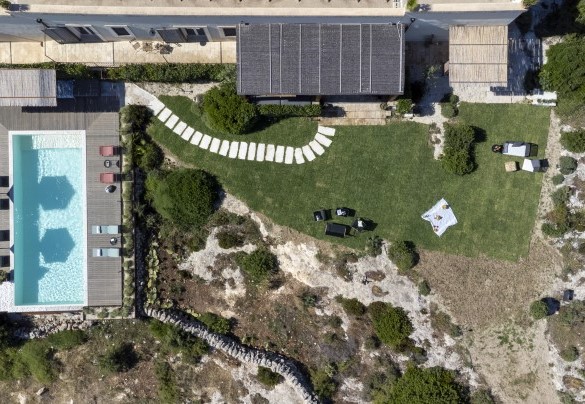 Vista aerea della proprietà - Dimora degli Ulivi