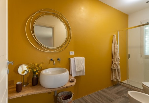Il bagno ensuite con doccia n. 1 - Dimora degli Ulivi