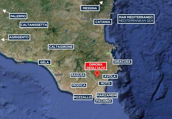 Dimora degli Ulivi - Mappa