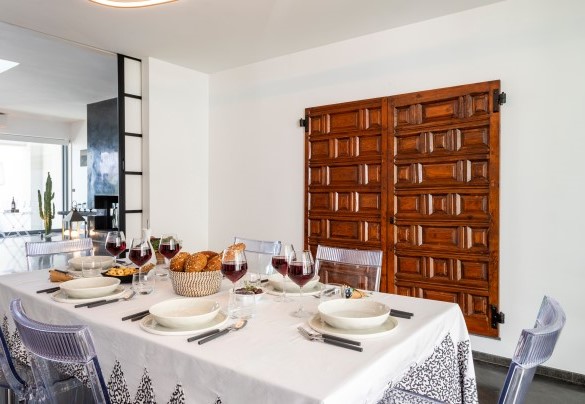 Zona pranzo al piano terra-Dimora Egadina Giovanni