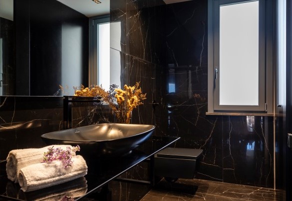 Bagno di servizio al piano terra - Dimora Egadina Giovanni