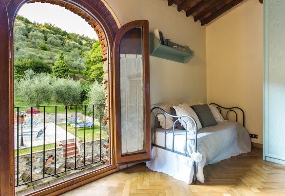 Triple bedroom n.3 with single beds on the first foor – Dimora La Torre di Bussotto