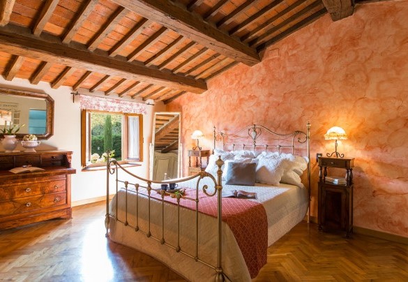 Double bedroom n.2 with an-suite bathroom on the first floor – Dimora La Torre di Bussotto 