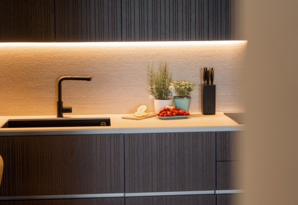 Dettaglio della cucina moderna – Dimora Mareblu