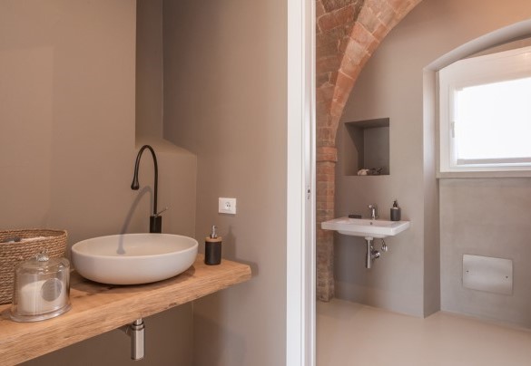 The modern-style bathroom - Dimora Montefiore